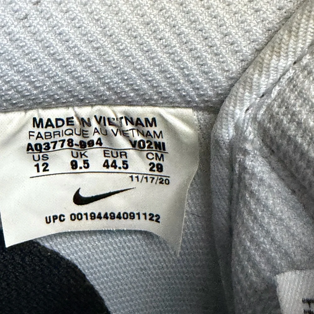 Nike‎ AF1 sz 12 yellow/white